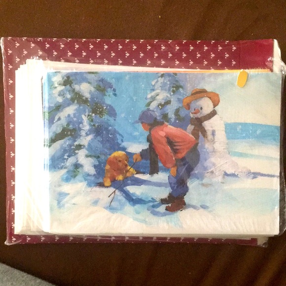 20 CARTES PLAISIRS D’HIVER. 20 Winter Playground Christmas Cards In FRENCH - Picture 3 of 16